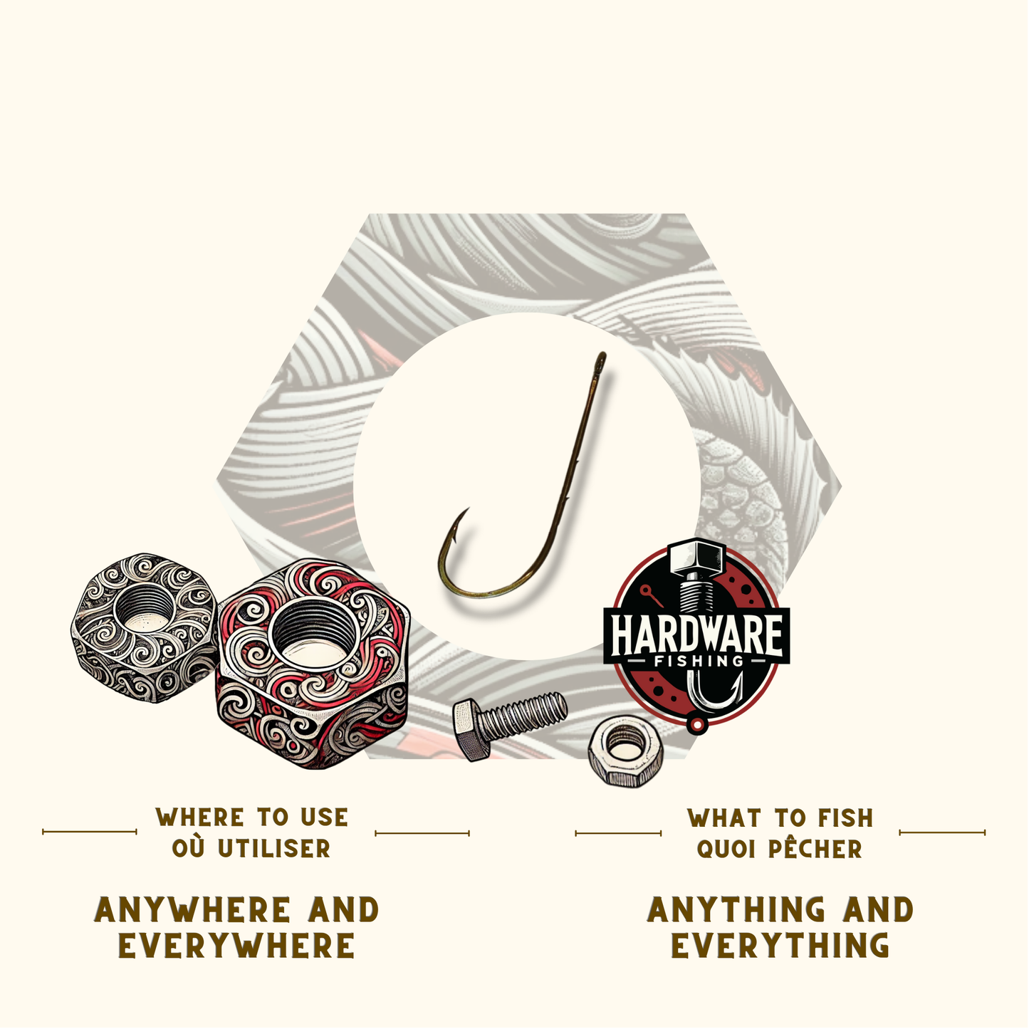 Hameçons porte-appât par Hardware Fishing
