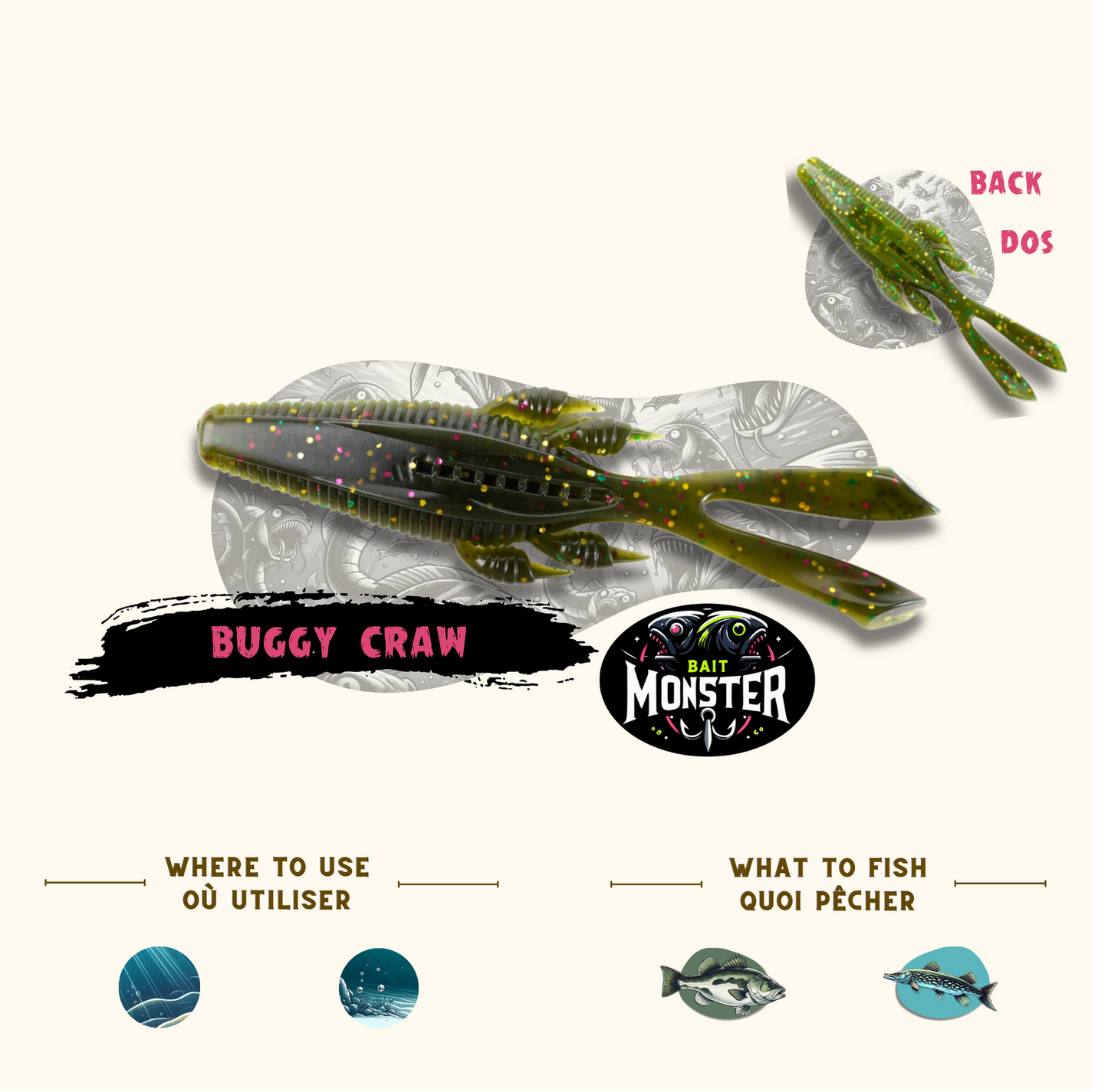 Buggy Craw by Bait Monster