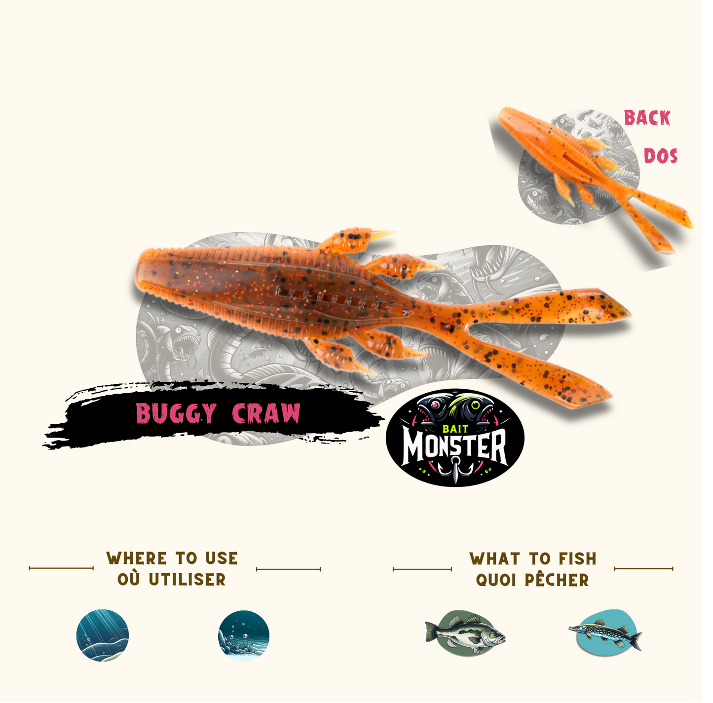 Buggy Craw by Bait Monster
