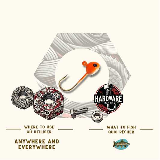 Finesse Jig Heads by Hardware Fishing