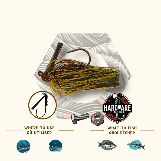 Tungsten Flipping Jig by Hardware Fishing