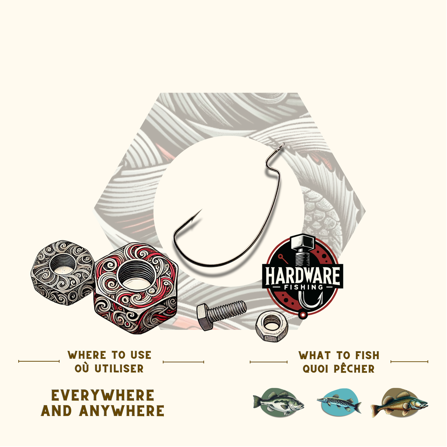 4.0 Gap Hooks by Hardware Fishing